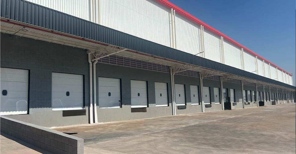 Imagem do galpão logístico construído na Fase 1 do Joate Park.