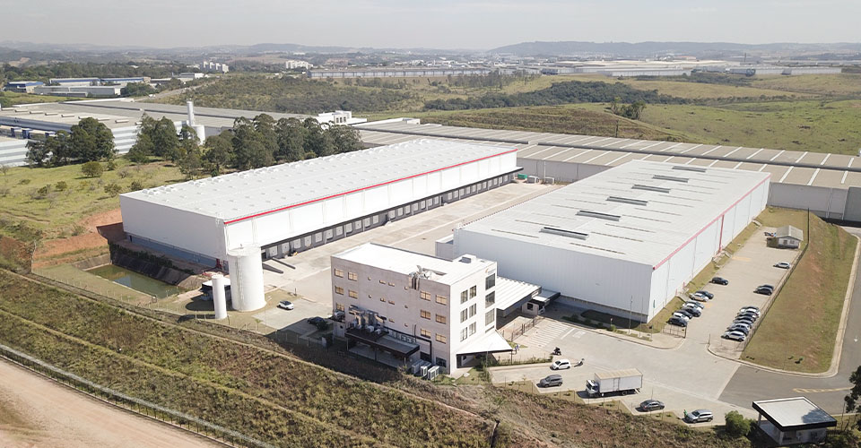 ista aérea da Fase 2 do Joate Park (G200), condomínio logístico em construção em Jundiaí/SP.
